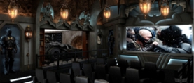 Cool Batcave Home Theater